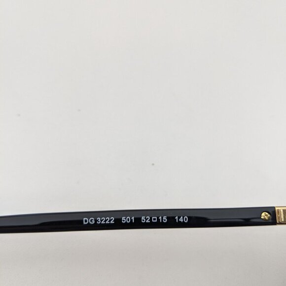 🕶️Dolce&Gabbana DG3222 501 Eyeglasses 52/15 140 /ALH601🕶️ - Picture 6 of 9